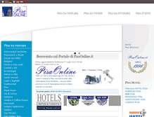 Tablet Screenshot of portale.pisaonline.it
